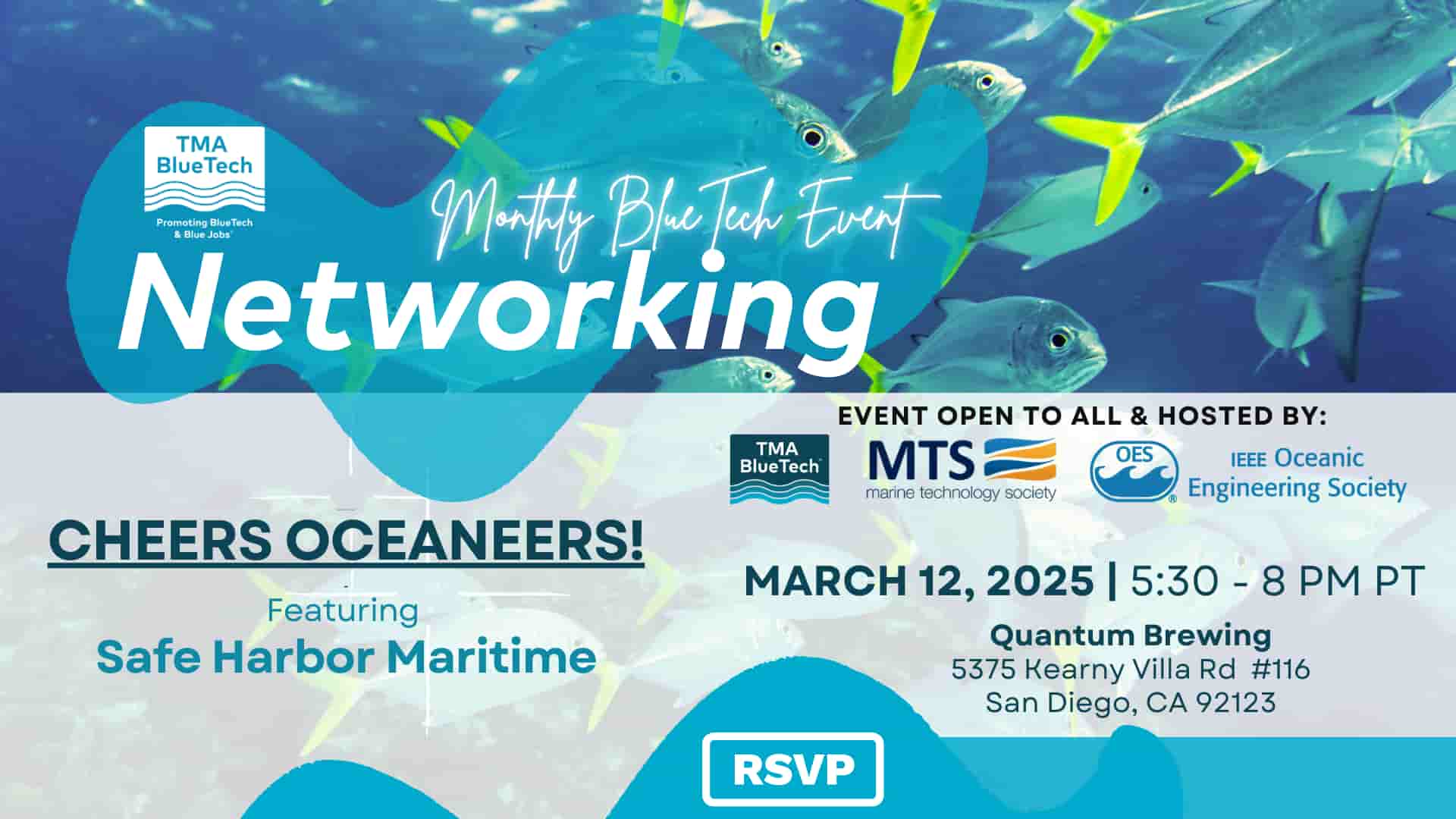 TMA BlueTech Monthly Networking Event